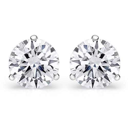Platinum 3 Carat GIA Certified Diamond Earrings VIP