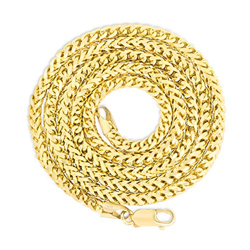 Men's 14k Yellow Gold 3.5mm Chain Necklace