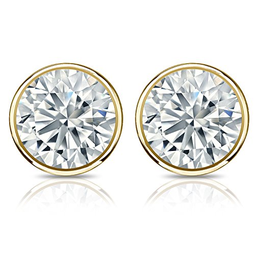 14k Gold Diamond Stud Earrings (2cttw, G-H, SI1-SI2)