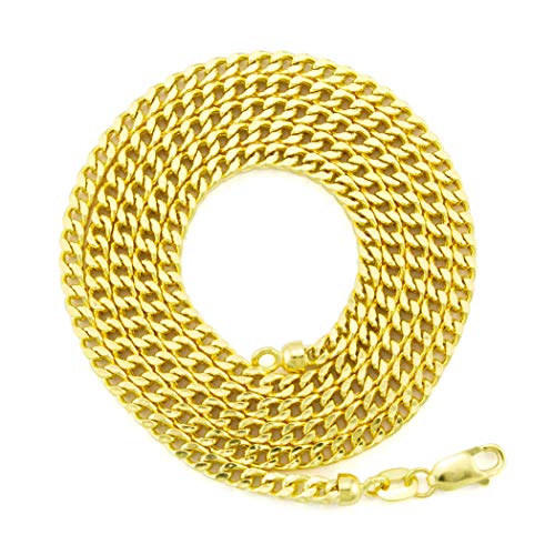 Nuragold 10k Yellow Gold Franco Box Chain Necklace