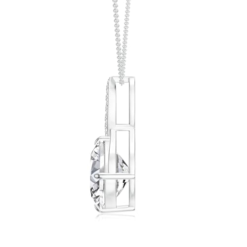 ANAKHA Diamond Infinity Cushion Pendant Necklace with Platinum