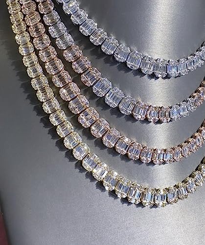 Luxury 21.5 Carat Graduated Diamond Gold Chain