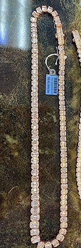 Luxury 21.5 Carat Graduated Diamond Gold Chain