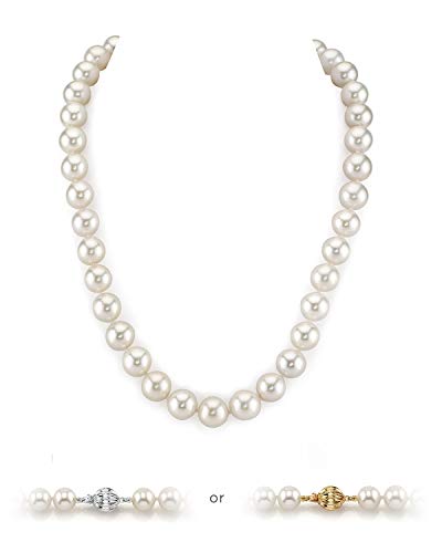 24" Matinee Length AAAA Quality White Pearl Necklace