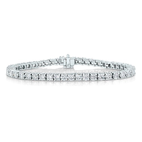 VIR JEWELS Diamond Bracelet Tennis Round White Gold