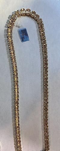 Luxury 21.5 Carat Graduated Diamond Gold Chain