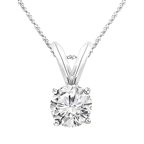2 Carat White Gold IGI Certified Diamond Pendant