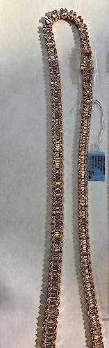 Luxury 21.5 Carat Graduated Diamond Gold Chain