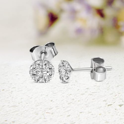 1.5 ct 14K White Gold Lab Diamond Studs