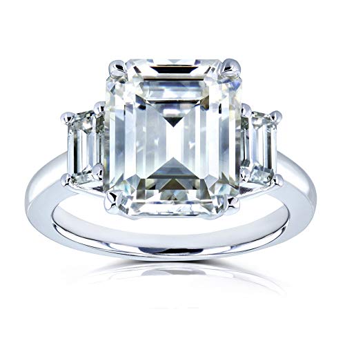Kobelli 5.5 Carat Three Stone Moissanite Ring