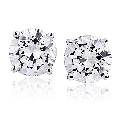 0.50-6 CARAT Lab Diamond Stud Earrings, 14K Gold