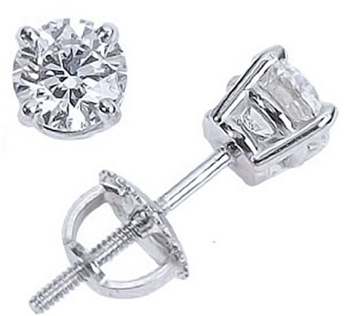 1 Carat Diamond Stud Earrings - VIP Smart Shopper