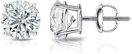 IGI Certified 2 Carat Round Lab Diamond Studs