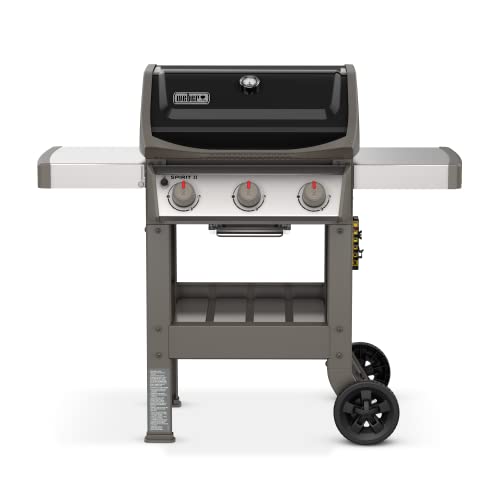 Weber Spirit II E-310 Propane Grill, Black