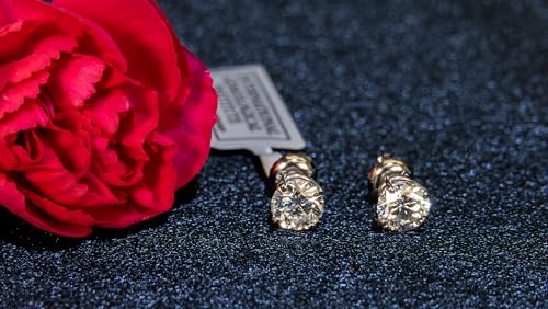 IGI Certified 3 ct Lab Grown Diamond Earrings