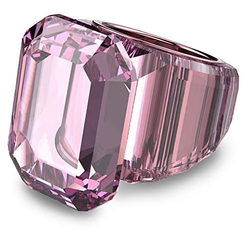 Swarovski Lucent Pink Cocktail Ring, Size 7 VIP