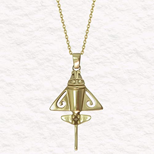 Quimbaya Flyer Necklace: Golden Jets Collection
