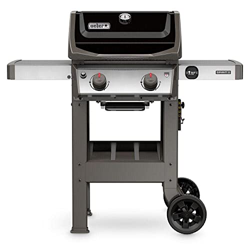 Weber Spirit II E-210 2-Burner Propane Grill, Black