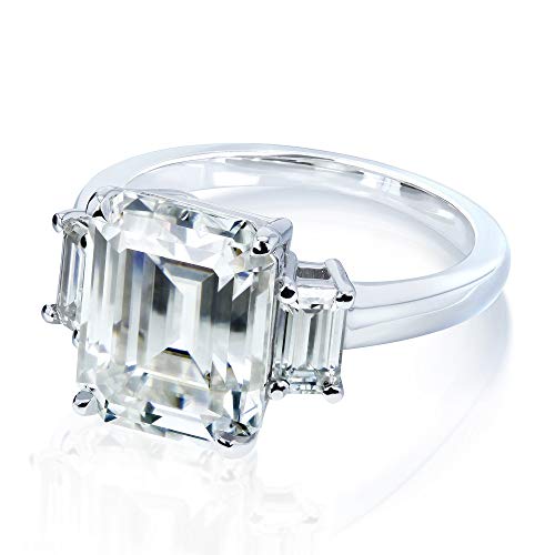 Kobelli 5.5 Carat Three Stone Moissanite Ring