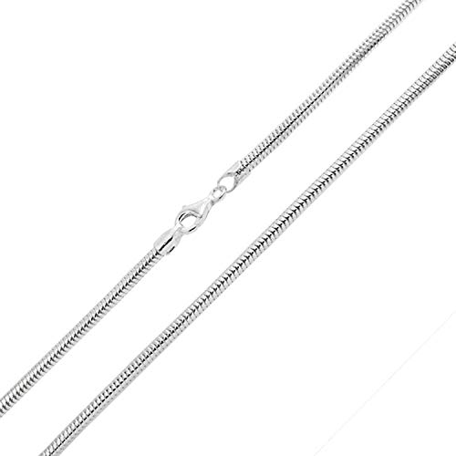 Italian Sterling Silver Snake Chain Necklace/Bracelet/Anklet - 3mm