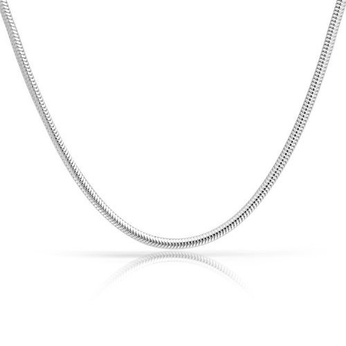 Italian Sterling Silver Snake Chain Necklace/Bracelet/Anklet - 3mm