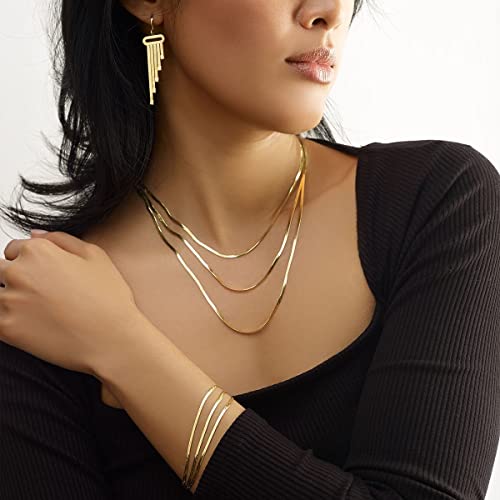 14K Gold Imperial Herringbone Chain for Pendants/Charms