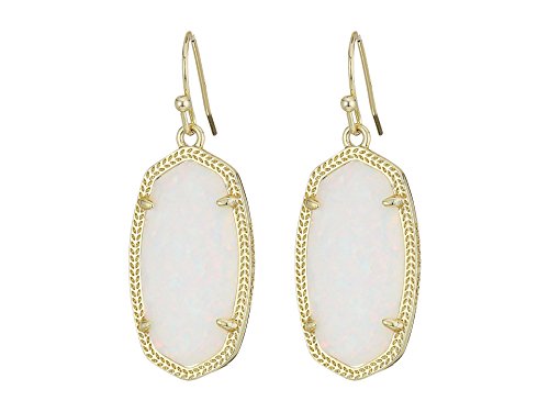 Kendra Scott Dani Earrings - Gold/White Opal