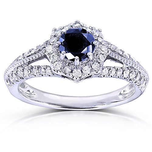 Vintage Style Sapphire & Diamond Engagement Ring, Size 11