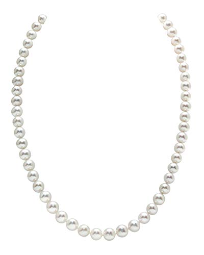 20" AAA Quality White Freshwater Cultured Pearl Necklace