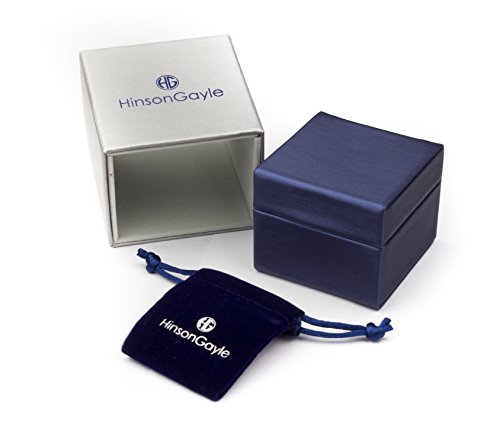 HinsonGayle AAA Black/Green Freshwater Pearl Stud Earrings