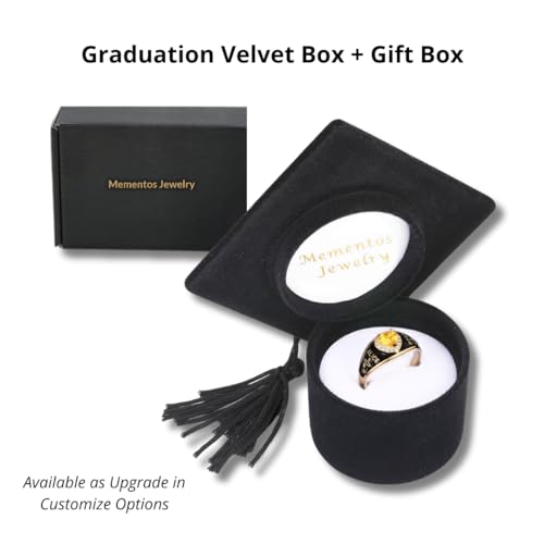 Personalized High School/College Class Ring - Silver/10kt VIP Collection