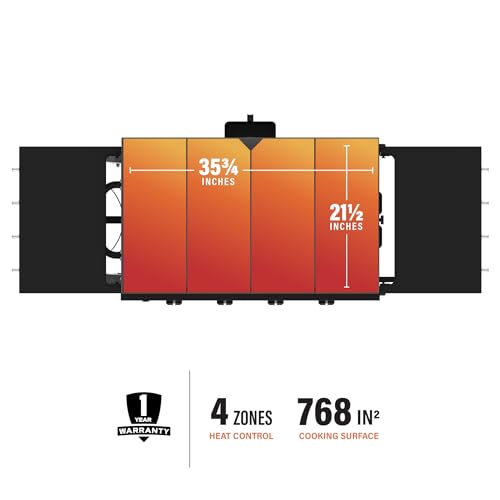 Blackstone 36" Gas Griddle Cooking Station with Side Shelf
