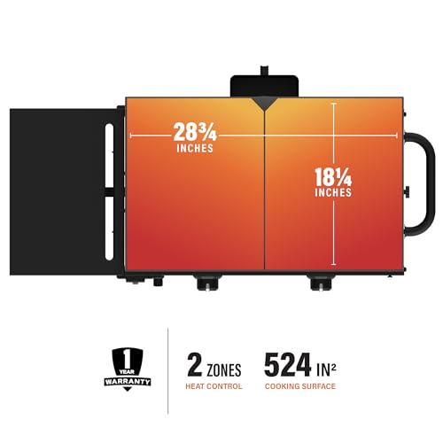 Blackstone Propane Gas Grill Griddle with Grease Management