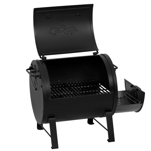 Char-Griller Portable Charcoal Grill with Offset Smoker Attachment