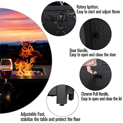 VIP Smart Shopper: MFSTUDIO 45" Gas Fire Pit Table