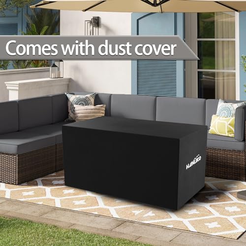 HANLIKO 42" Outdoor Propane Gas Fire Pit Table