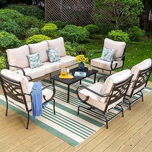 PHI VILLA Outdoor Furniture Set - 6 Pieces