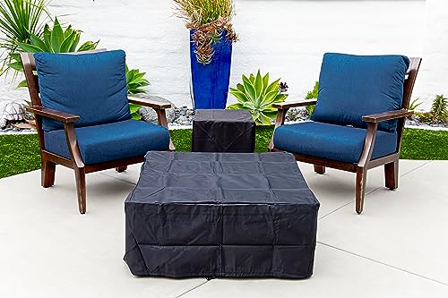 Albany Square Natural Gas Fire Pit Table Kit