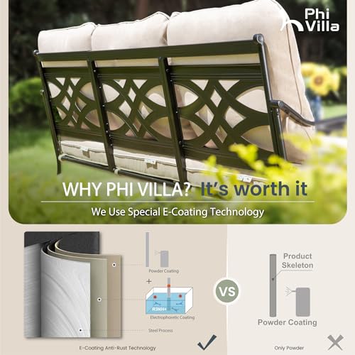 PHI VILLA Outdoor Furniture Set - 6 Pieces