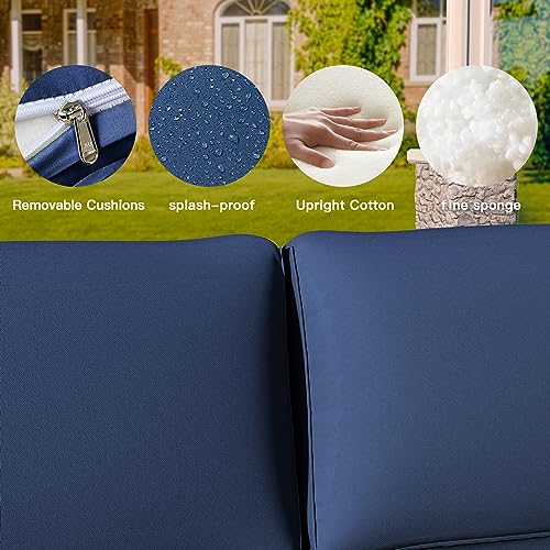 Halmuz 6 Piece Outdoor Patio Sofa Set