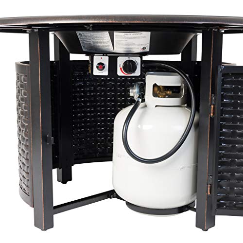 Fire Sense 62373 Florence Gas Fire Pit Table