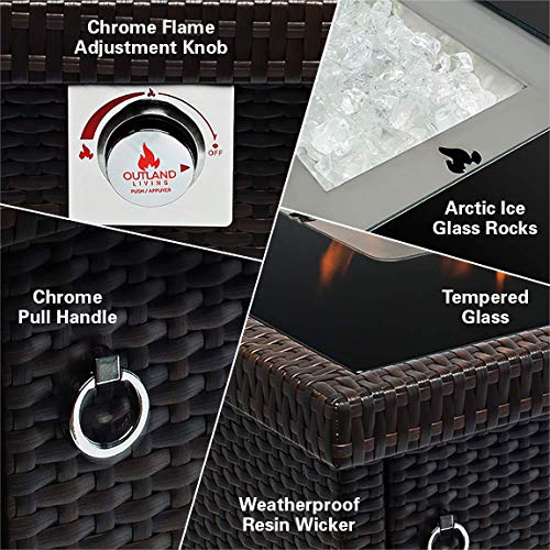 Outland 401 Series 44-Inch Outdoor Gas Fire Table