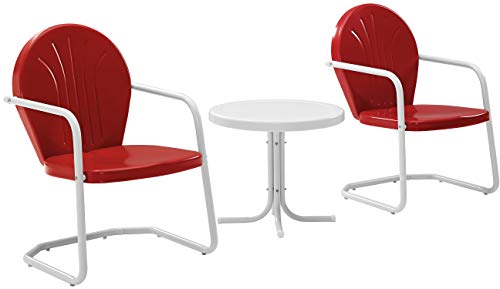 Crosley Furniture Griffith Retro Metal Outdoor Seating Set
