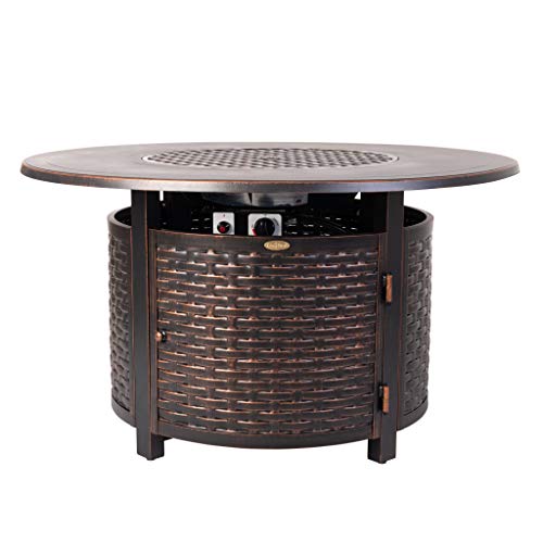 Fire Sense 62373 Florence Gas Fire Pit Table