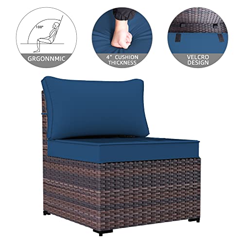 Halmuz 6 Piece Outdoor Patio Sofa Set