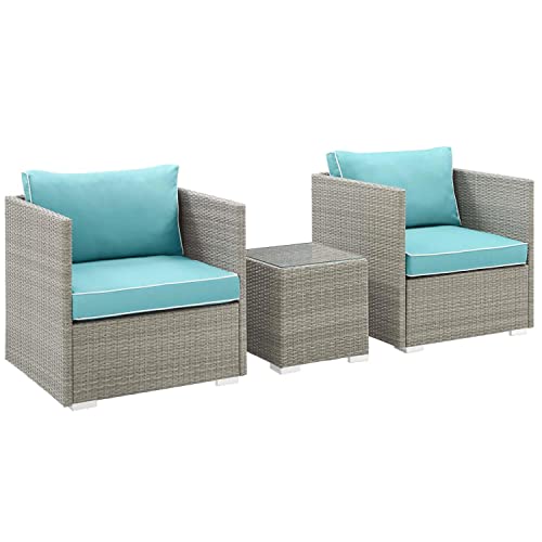 Modway Repose 3-Piece Outdoor Patio Set with Cushions