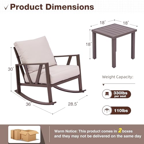 VIP Smart Shopper: Outdoor Rocking Chairs with Coffee Table