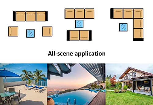 Halmuz 6 Piece Outdoor Patio Sofa Set