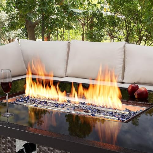 U-MAX 44in Propane Gas Fire Pit Table Set