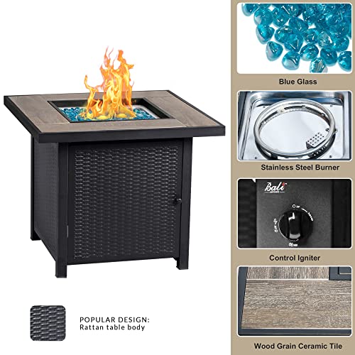 BALI OUTDOORS 30" Gas Fire Pit Table VIP